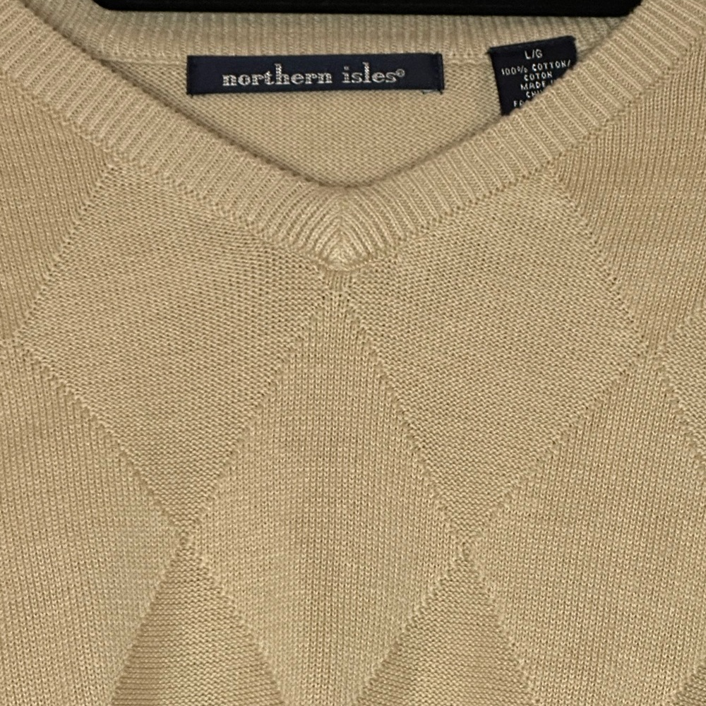 Norther isles ran argyle sweater